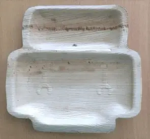 Eco Areca Leaf Android Plate - Tech-inspired Android-shaped plate for modern enthusiasts.