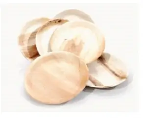 Eco Areca Leaf Round Shaped Plate - Classic round plate perfect for everyday dining and special occasions.